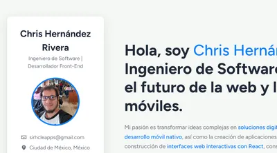 Mi portafolio - Primera versión