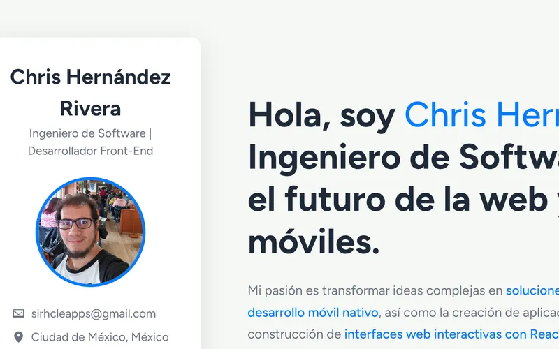 Mi portafolio - Primera versión